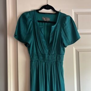 Anthropologie Women's Somerset Maxi Dress, Color Teal, US Size XS